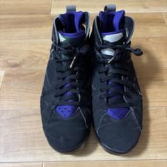 NIKE AIR JORDAN 7 RETRO ブラック パープルのサムネイル