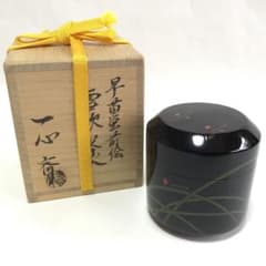 雪吹棗 即中好 ほたるに早苗 陽斉 一心斉 木箱入 茶道具 古物品 - メルカリ