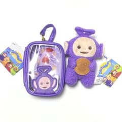 TAITO限定テレタビーズミニポーチ＆デフォルメマスコットボールチェーン3