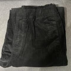 【コイズミサマ】新品 UNIQLOコーデュロイユーティリティパンツ ブラック Mのサムネイル