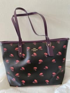 限定値下げ！18000円→16000円 COACH 花柄 トートバッグ - メルカリ