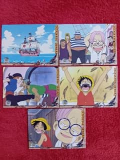 아마다 ONE PIECE 카드 씰 5장 세트