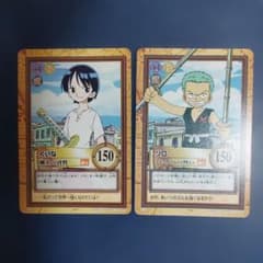 ワンピース カードダス くいな ゾロ 2枚セットのサムネイル