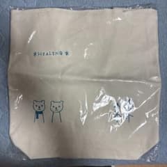 クマ イラスト トートバッグ ベージュのサムネイル