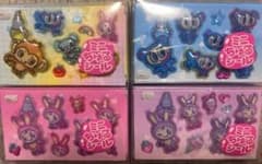 ナルミヤ、メゾピアノミニュるシール 4種セット 立体ぷっくりシールのサムネイル