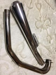 オレンジブルーバード SR400 フルエキ マフラーのサムネイル
