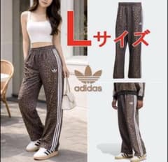 新品未使用 完売品 adidasアディダスレオパード トラックパンツ L