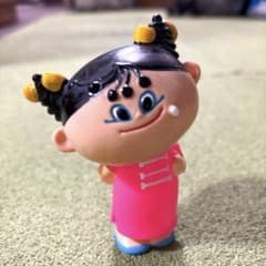 銀座アスター ノベルティ人形 昭和レトロ ピンクチャイナ フィギュア BY17 銀座アスター アスターちゃん ソフビ チャイナ服 昭和レトロ - メルカリ