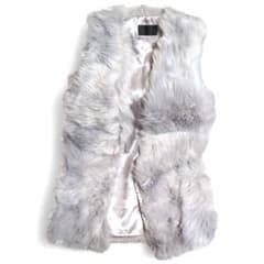 美品】SCOT CLUB フェイクファーベスト ライトグレー9号 - メルカリ