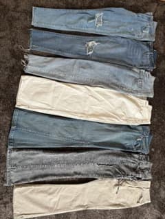 レディース デニムパンツ 7本セット まとめ売りのサムネイル