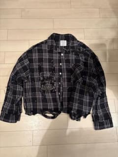 Danke Schon ダメージ加工 チェックシャツ 値下げ対応します‼️のサムネイル