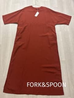 FORK & SPOON リネン混プルオーバーワンピース タグ付き　新品のサムネイル