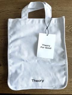 新品未使用⭐️ theory トートバッグ　白のサムネイル