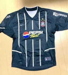 当日発送可 ナイキ サッカー フットサル コリンチャンス Lサイズ シャツ 黒のサムネイル
