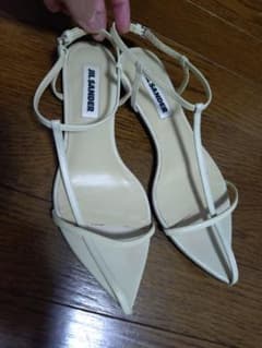 ✿JILSANDER ポインテッド フラットサンダル 36 - メルカリ