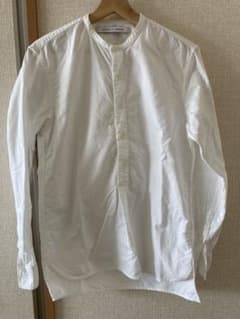 UNIQLO and LEMAIRE バンドカラーシャツ ホワイト Mのサムネイル