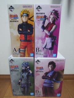 一番くじ NARUTO ナルト 疾風伝 風影奪還編 ABCD賞 4点セット - メルカリ
