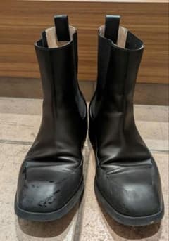 最終値下げ。the row GARDEN BOOT ラバーカーフ