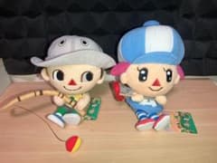 タグ付き　激レア品　三英貿易　おいでよどうぶつの森　村人　ぬいぐるみ　2つセット タグ付き 激レア品 三英貿易 おいでよどうぶつの森 村人 ぬいぐるみ 2