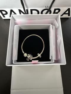 ビター　PANDORA ブレスレット　ミッキーのチャームとクリップチャーム ビター様専用 PANDORA ブレスレット ミッキーのチャームとクリップ