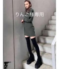 EMODAエモダ　ニットワンピース　フリーサイズのサムネイル