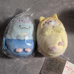 스미코구라시 태어난 갓 봉제인형 고양이 가게 2점 세트