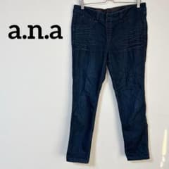 a.n.a リバーシブル ダークブルー スキニー レディース ジーンズ