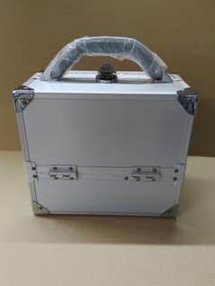 メルカリ市最終日価格！LAZY SUSAN メイクボックス アルミケース