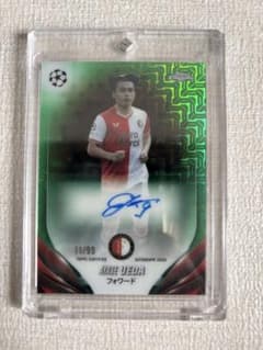 上田綺世 直筆サインカード 99枚限定 Topps Chromeのサムネイル