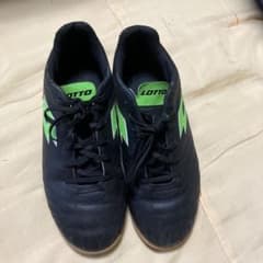 LOTTO サッカーシューズ 黒/緑　23.5cmのサムネイル
