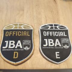 JBA 審判ワッペン　Ｄ級、E級セットのサムネイル