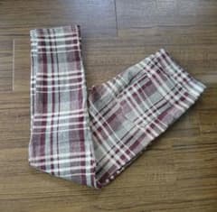 スキニー チェック 茶色 緑のサムネイル