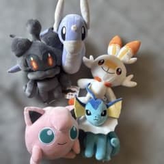 ポケモン ぬいぐるみ 5個セットまとめ売り - メルカリ