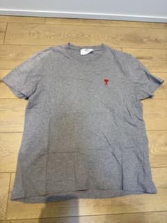 ami グレー Tシャツ ハート刺繍のサムネイル
