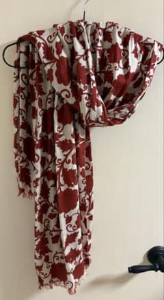 ロロピアーナ 大判ストール カシミヤ70％ シルク30％ 花柄 訳あり