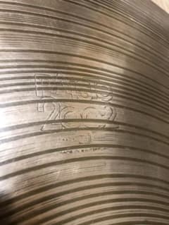 【レア】paiste 2002 20インチride 白抜きのサムネイル