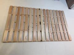 【超美品】折りたたみ式 木製(ヒノキ)すのこベッドのサムネイル