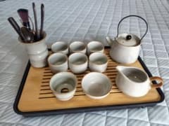 中国茶器セット 貫入釉 ティーセット 茶道具のサムネイル