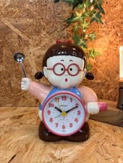 昭和レトロ 目覚まし時計 おたまちゃん 動作確認済み CITIZEN - メルカリ