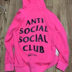 ANTI SOCIAL SOCIAL CLUB パーカーピンク XLのサムネイル