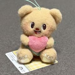 バターベア　カラフルハートマスコット　ピンク
