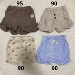 ベビー ショートパンツ 4点セット　90 95 女の子　ボトムスのサムネイル