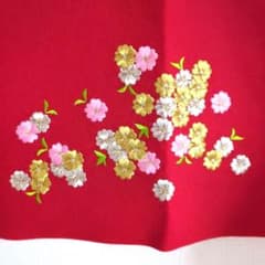 人形の久月　高級花ごろも　雛人形用赤毛氈　豪華刺繍入り 美品 人形の久月 高級花ごろも 雛人形用赤毛氈 豪華刺繍入り 美品 - メルカリ