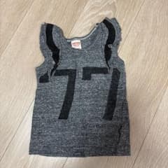 DENIM DUNGAREE フリル付きタンクトップ 80cmのサムネイル