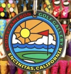 スコッティキャメロン　ターフ&サーフ　パッティングディスク　バッグタグ