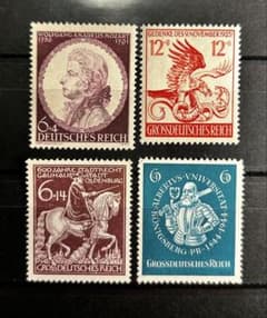 切手】ドイツ第三帝国 記念切手 全種完 未使用 1940〜44年 - メルカリ