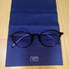 値下　（美品）メガネ市場　クロQRO BFH-07B メガネのサムネイル