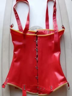 新品 ラバーコルセット＆ネックコルセット ラテックス ②のサムネイル