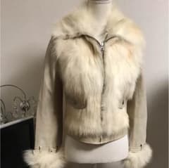 BURBERRY BLUE LABEL FOXファーラムジャケット - メルカリ