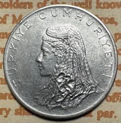 터키 50 크루쉬 (50 Kurus) 1972년 아나톨리아의 신부 미품